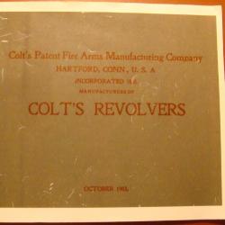 COLT'S REVOLVERS  Reprinted by CORNELL PUBLICATIONS OCTOBER 1903