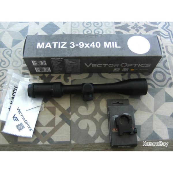 lunette de vise VECTOR OPTICS Matiz 3-9x40 VMT-MIL