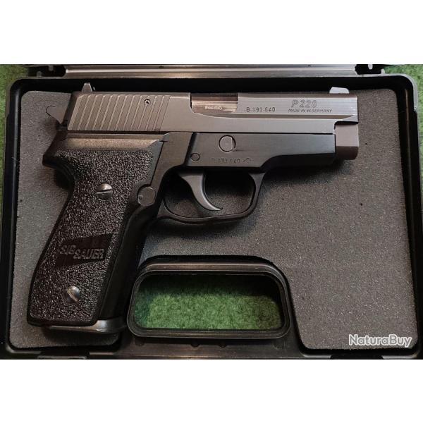Pistolet semi-automatique SIG SAUER modle P228 - Calibre 9x19 - Mallette (Occasion bon tat)