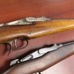 lot de 2 carabine warmant damon 14mm et 9 mm  mise a prix 1 euros sans prix de reserve