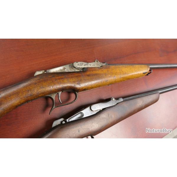 lot de 2 carabine warmant damon 14mm et 9 mm  mise a prix 1 euros sans prix de reserve