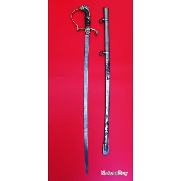 Sabre allemand tte de lion