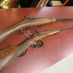 LOT DE 2 CARABINES  ANCIENNE 6MM FLOBERT    MISE A PRIX 1 EUROS  SANS PRIX DE RESERVE