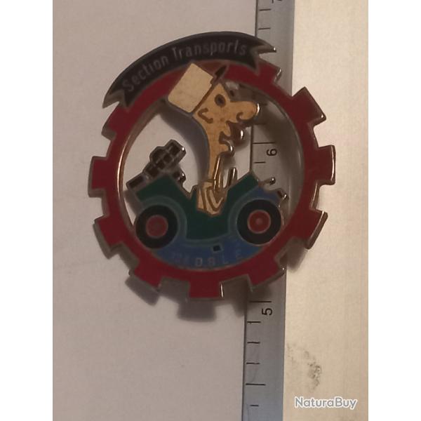 Insigne de la section transport de la 13me demi-brigade de la Lgion trangre (13me DBLE)