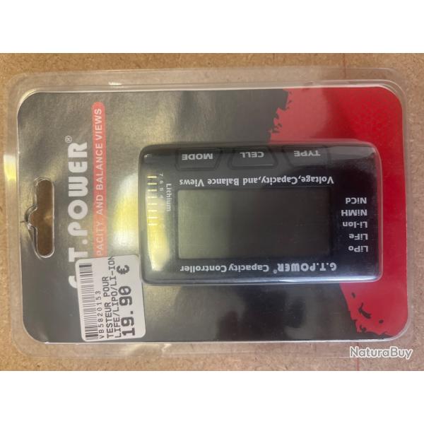 Enchre 1 lot de 3 testeurs pour life lipo li-ion