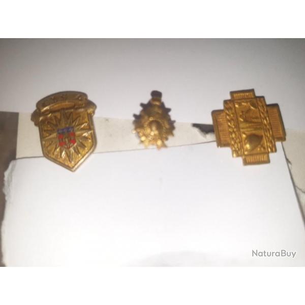 3 miniatures mtallique    A25
