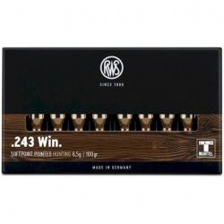 Munitions RWS 243 Win. TMS 6.5g 100gr x2 boites