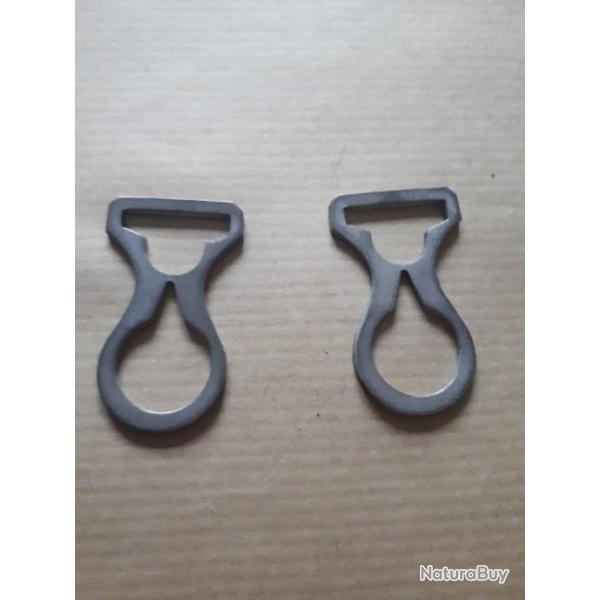 2 pices fer de casque  pointe A25.1