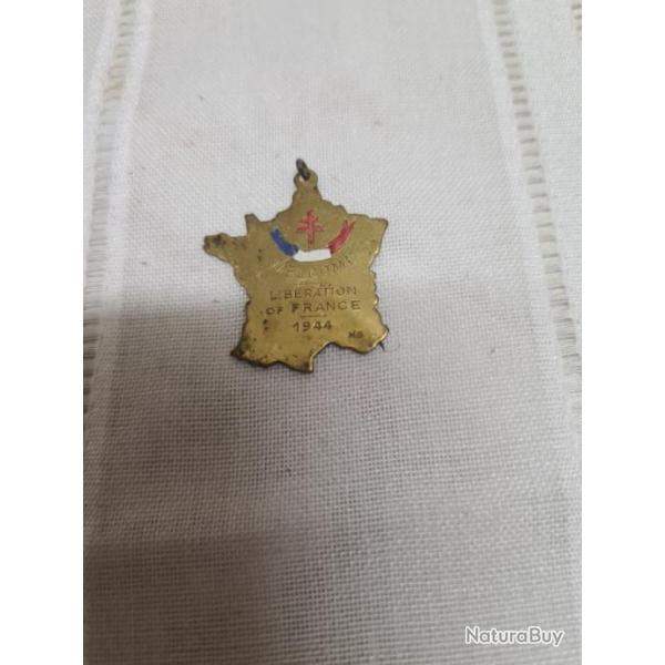 Insigne libration WW2 original A25.3