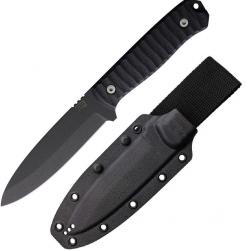 Couteau Tactical Survie Za-Pas Veni Lame Acier NMV Manche G10 Etui Plastique Poland ZPKVN1BK