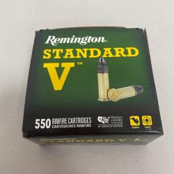 !! NEUF !! CARTOUCHE REMINGTON STANDAR V CALIBRE 22lr PAR 550