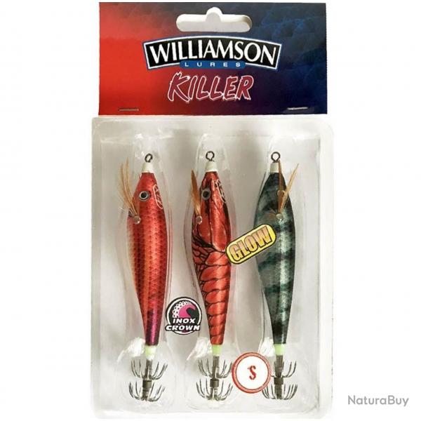 Leurre turlutte Williamson Killer Fish Kit - 7.5Cm - Par 3