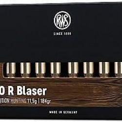 Munitions RWS 30 R Blaser EVO 11.9g 184gr x2 boites