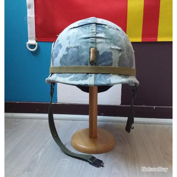 100% authentique Casque us m1 vietnam complet 1966 nominatif