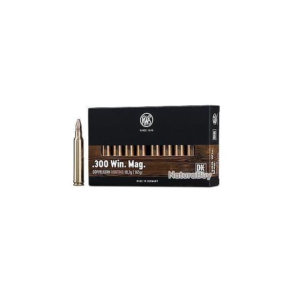 Munitions RWS 300 Win. Mag. DK 10.7g 165gr x2 boites