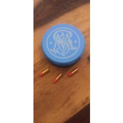 Boîte à munitions 9mm Smith & Wesson, très robuste, couvercle à vis.