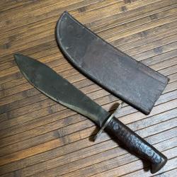 COUTEAU MACHETTE BOLO U.S MODEL 1917 PAR PLUMB A PHILADELPHIE DE 1918 WW1 -WW2