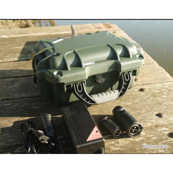 Kit batterie lithium Bellyboat LiFePo4 12V 50Ah avec chargeur 5A graphite