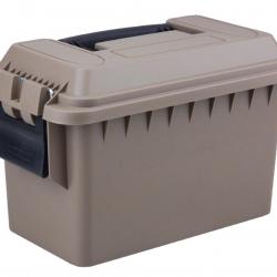 Caisse munition polymère cal.50 TAN 30X16X17.5 cm