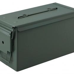 Caisse munition Métal cal.50 OLIVE 33X18X23 cm