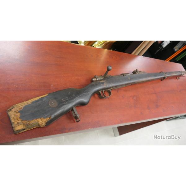 FUSIL MAUSER G98 Gewehr 98 Calibre 8x57 JS - A mise a prix 1 euros