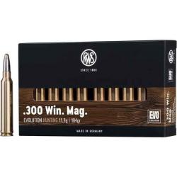 Munitions RWS 300 Win. Mag. EVO 11.9g 184gr x2 boites