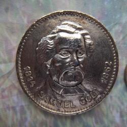 médaille 56 grs Samuel Colt fondateur promoteur