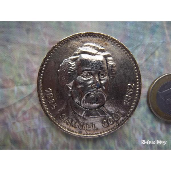 mdaille 56 grs Samuel Colt fondateur promoteur