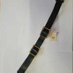 jugulaire laiton  de casque à pointe Allemand cuir très fin WW1 en reproduction  A25.1