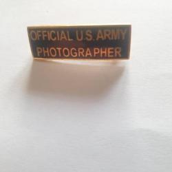 Badge de photographe émaillé  US 3cm en reproduction   A25.1