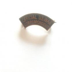 Badge de correspondant émaillé  US 3cm en reproduction A25.1