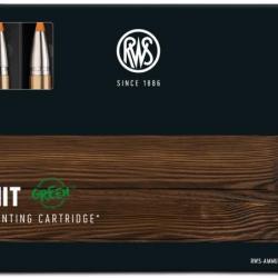 Munitions RWS 30-06 Hit Green 10.7g 165gr x2 boites
