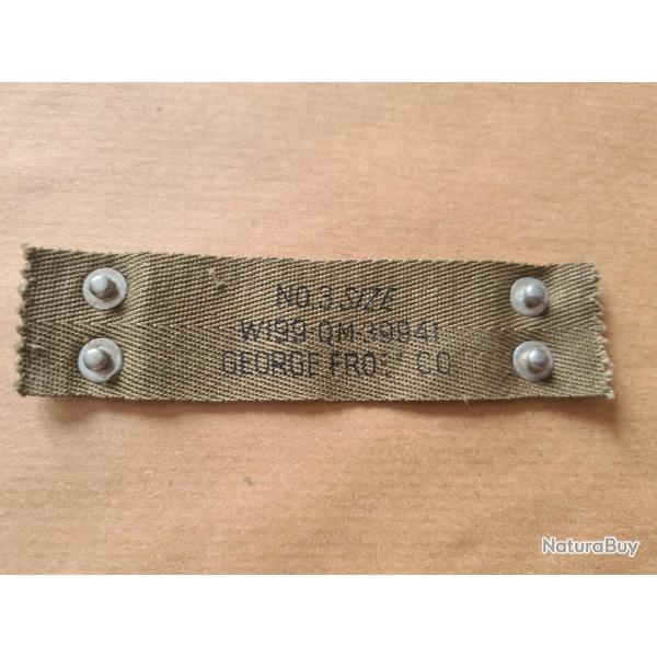 Nuquire pour casque US originale WW2  A25.6