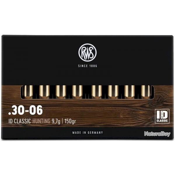 Munitions RWS 30-06 ID Classic 9.7g 150gr x2 boites