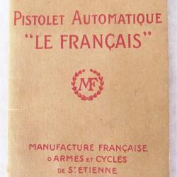Pistolet Le Francais manuel original