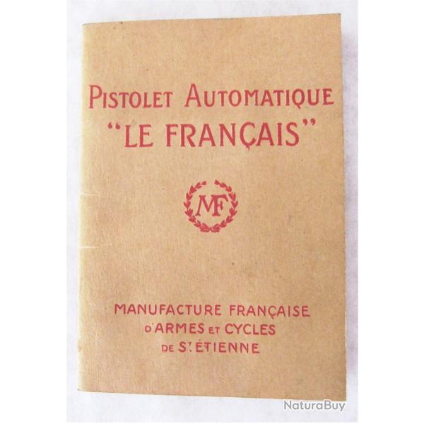 Pistolet Le Francais manuel original