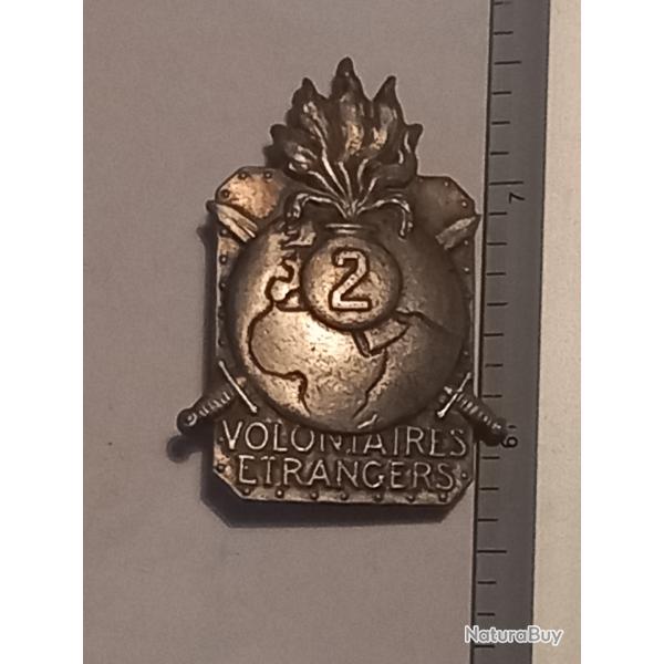 Insigne du 2me rgiment de marche des volontaires trangers
