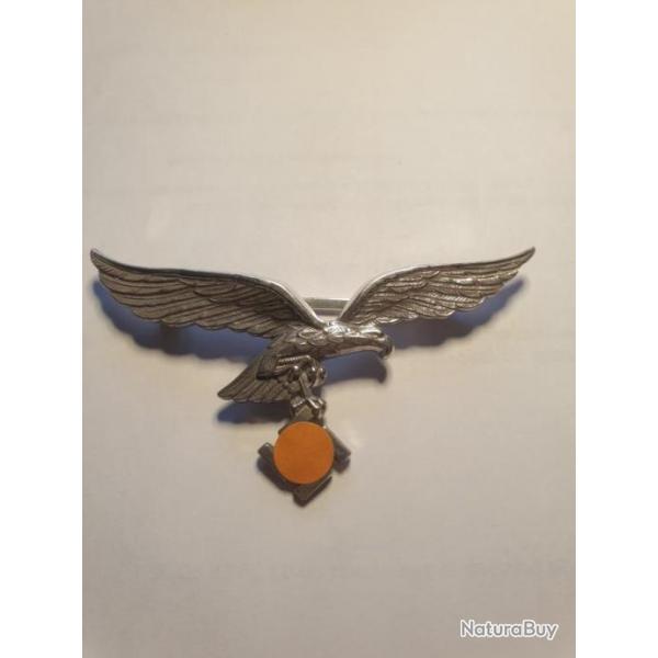 Aigle de poitrine mtallique Allemand WW2 en reproduction   A25.11