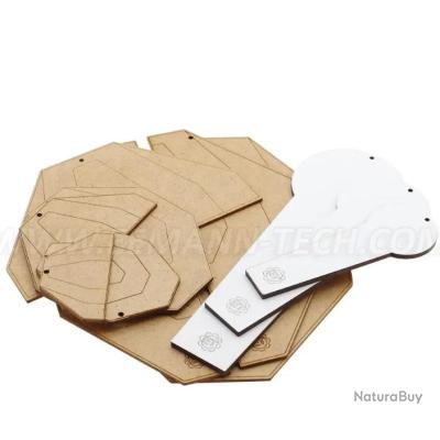 Lot De 4 Cibles D'entraînement Rotatives En Alliage D'aluminium - Pour Tir De Précision, Jeux Tactiques, Airsoft - 14