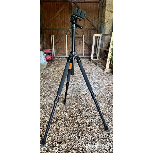 Combo trpied de tir KJI K700 aluminium avec montage REAPER GRIP