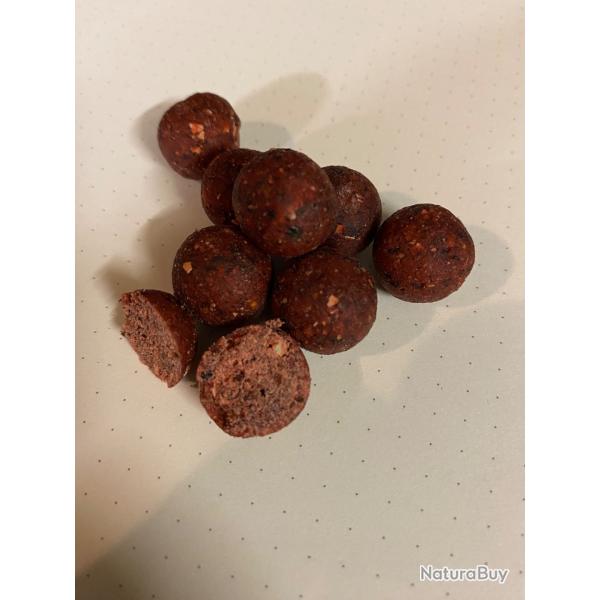 Bouillettes saveur fraise diam. 16mm