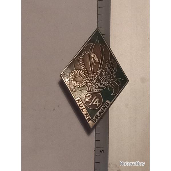 Insigne du 2me bataillon du 4me rgiment tranger d'infanterie (4me REI)