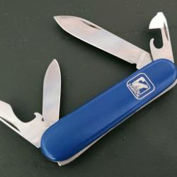 Victorinox Couteau Suisse Recruit Sabroe Wolf Insert Métallique