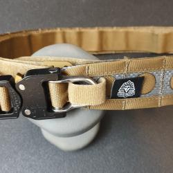 Ceinture Tactique Velcro Type Bison Ferro Coyote Taille L