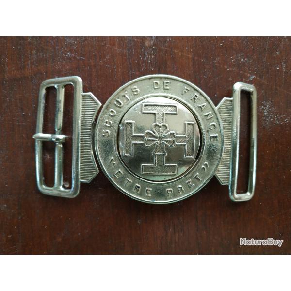 Boucle ceinturon Scout de France "tre prt"