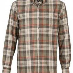 Chemise doublée polaire Inverness kaki PERCUSSION-S
