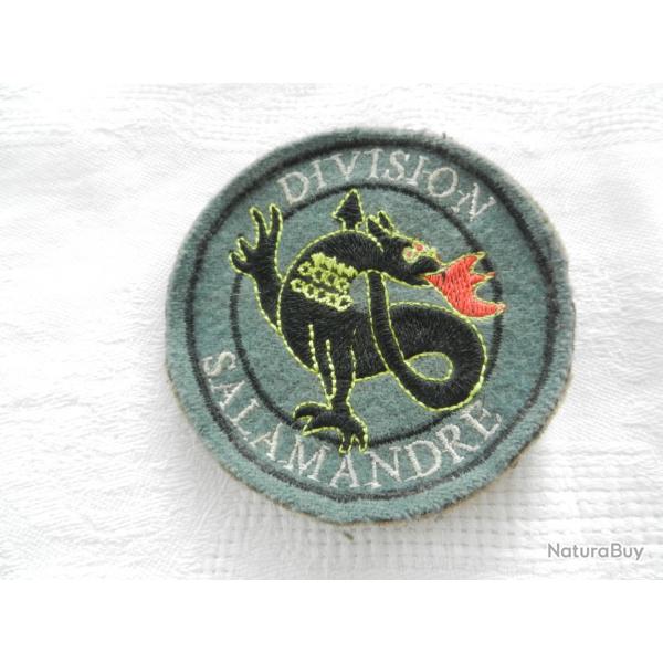 insigne badge patch militaire franais Division Salamandre.