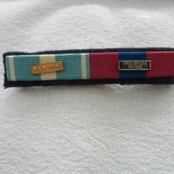 barrette de rappel de 2 décorations militaires Moyen Orient et Forces Aériennes Tactiques