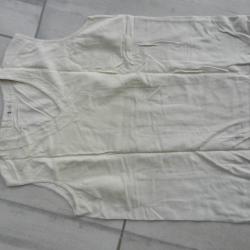 maillot de corp tricot de flanelle militaire français 2° guerre Indo Algérie