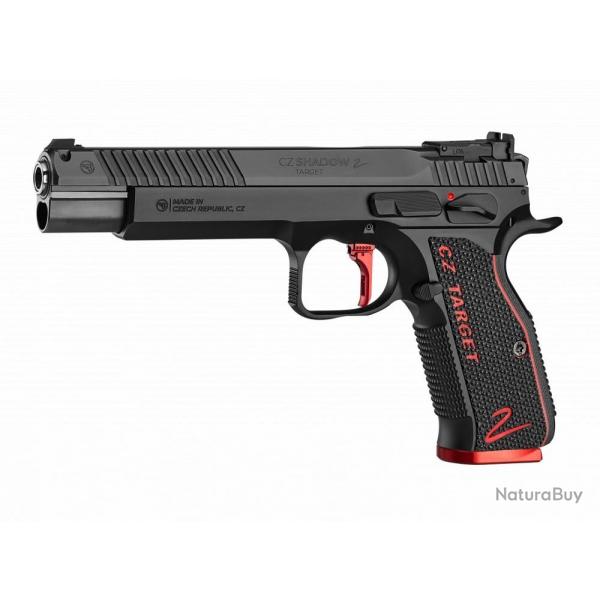 PISTOLET SEMI-AUTOMATIQUE CZ SHADOW 2 TARGET 6" CALIBRE 9X19